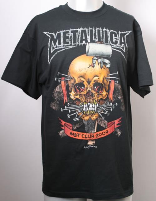 00s 希少 Metallica Club 2004 Tシャツ メタリカUSA